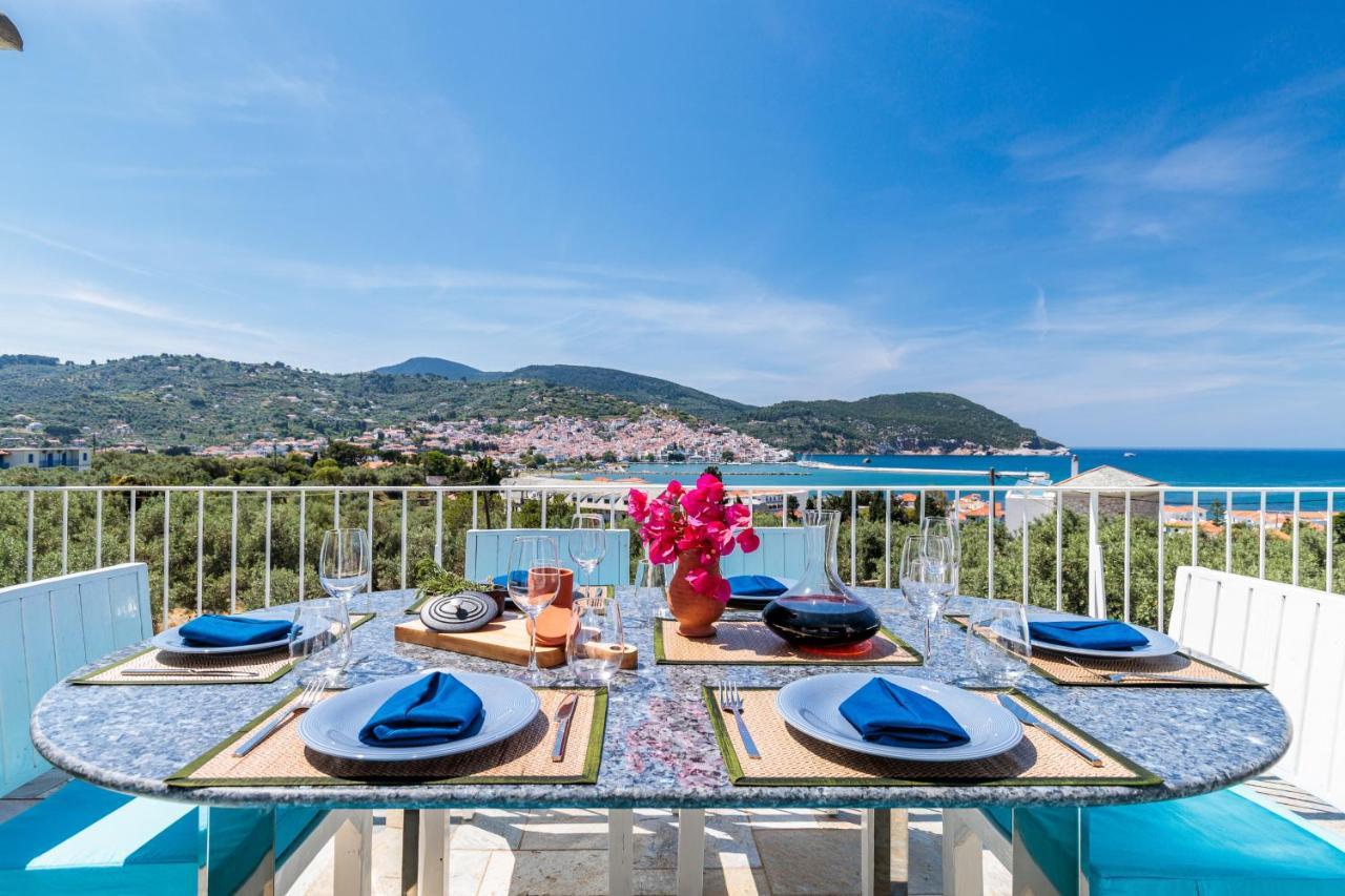 Sunshine Pool Villa Skopelos Exterior foto